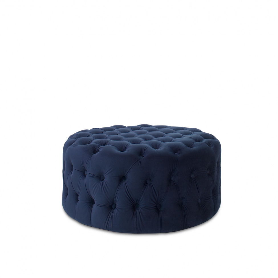 Puff \'Chesterfield\' 85cm - Bl