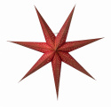 Papperstjärna \'Skina\' - Röd/Guld