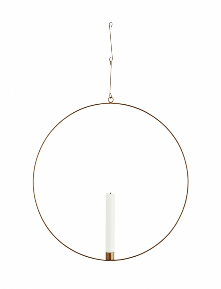 Ljushållare 'Wire ring' - Mässing (L) - Madam Stoltz