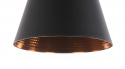 Taklampa \'Beaten Brass\' - Svart/Guld