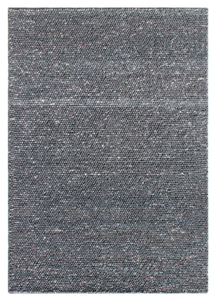 Matta \'Pebble\' 170x230 - Mrkgr i gruppen INREDNING / Mattor / Ull & Tuftade mattor hos Reforma (Pebblerug-charcoal-170x24)