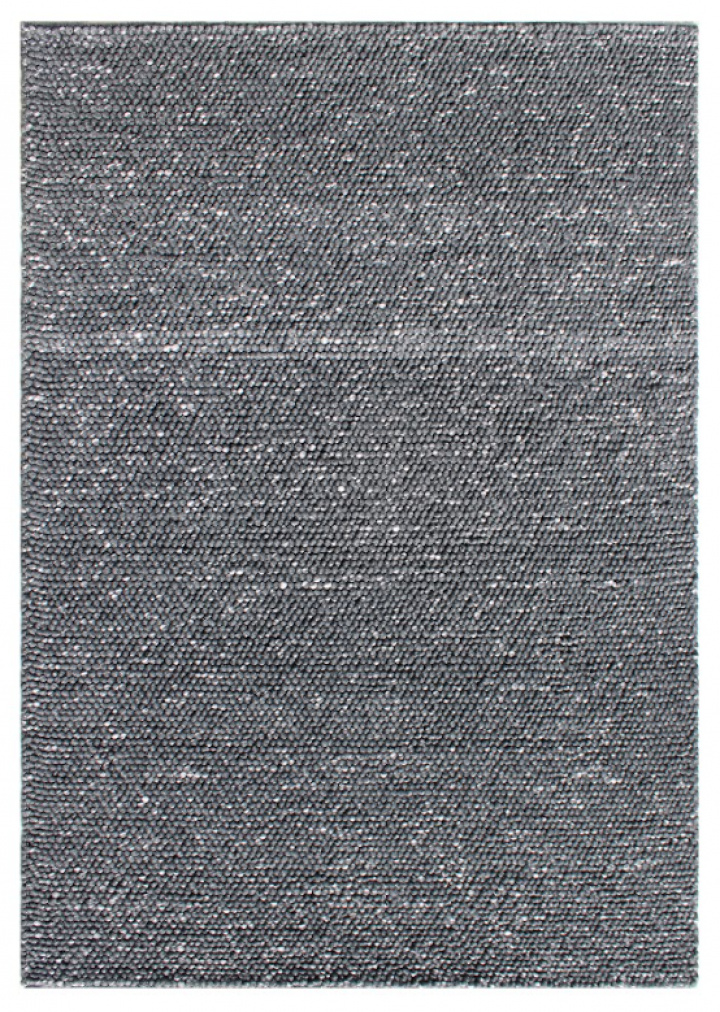 Matta \'Pebble\' 200x300 - Mörkgrå i gruppen Kampanj / Inredning / Mattor hos Reforma (Pebblerug-charcoal-200x30)