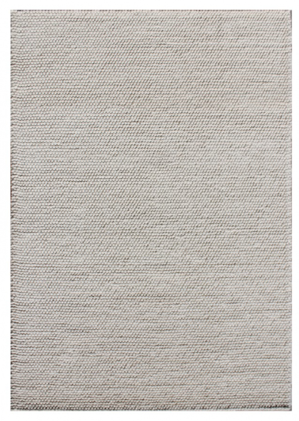 Matta \'Pebble\' 200x300 - Vit
