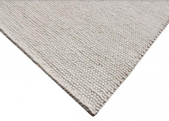 Matta \'Pebble\' 200x300 - Vit