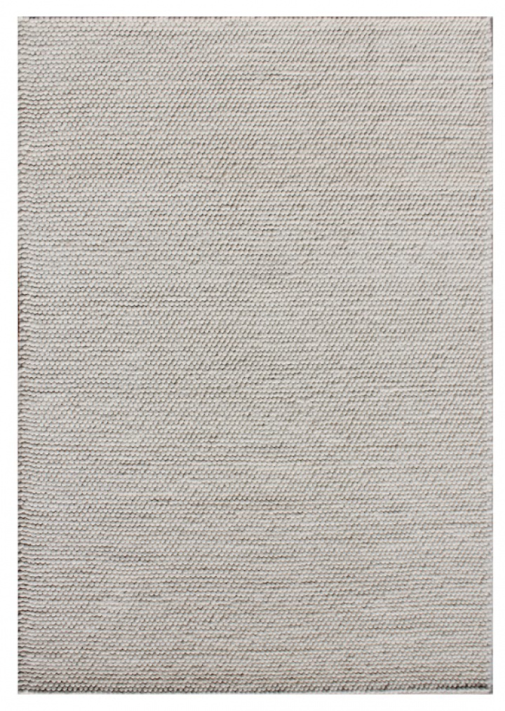 Matta 'Pebble' 250x350 - Vit