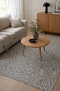 Matta \'Cozy Luxury\' 200x300cm  - Grå/Vit 