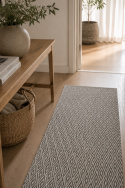 Matta \'Cozy Luxury\' 90x200cm - Grå/Vit 