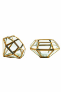 Ljusstake Diamond 2 st - Mässing
