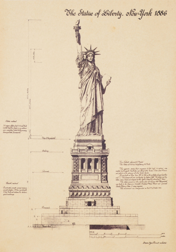Poster - Statue of Liberty i gruppen hos Reforma (Poster-Liberty)
