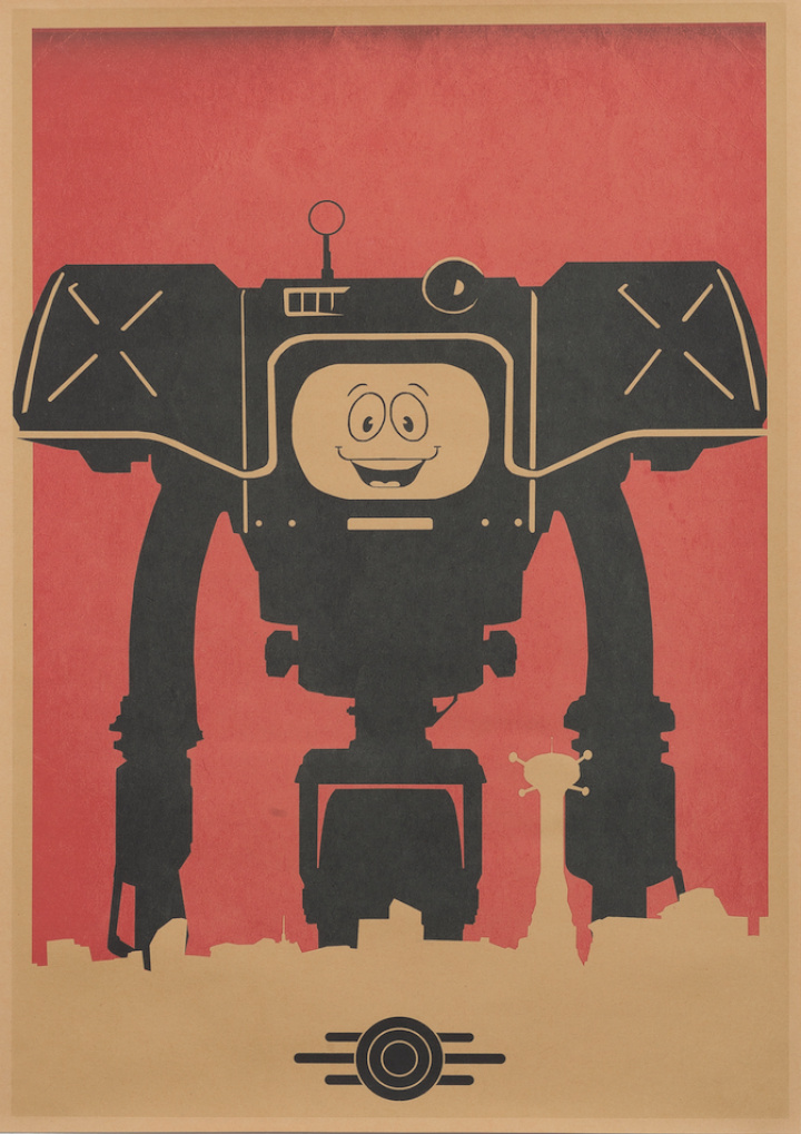 Poster - Robot Vintage i gruppen hos Reforma (Poster-Robot-Vintage)