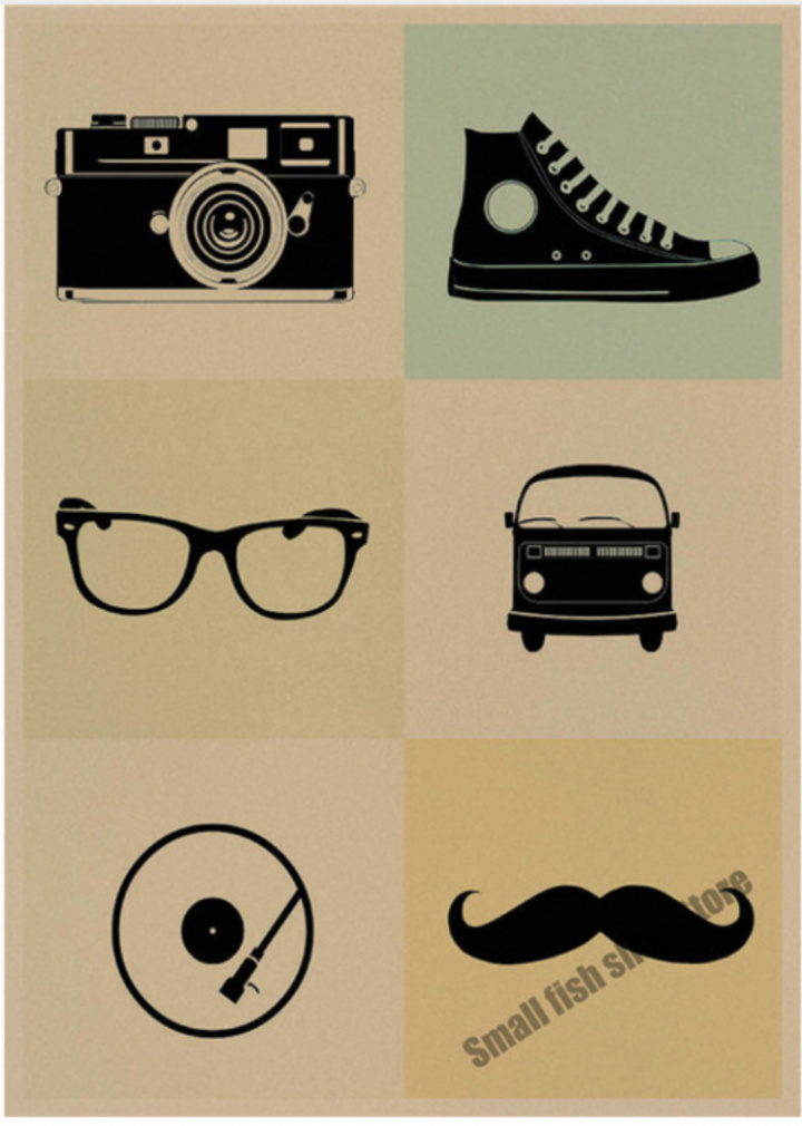 Poster - Vintage Essentials i gruppen Kampanj / Inredning / Dekoration hos Reforma (Poster-Van-4)