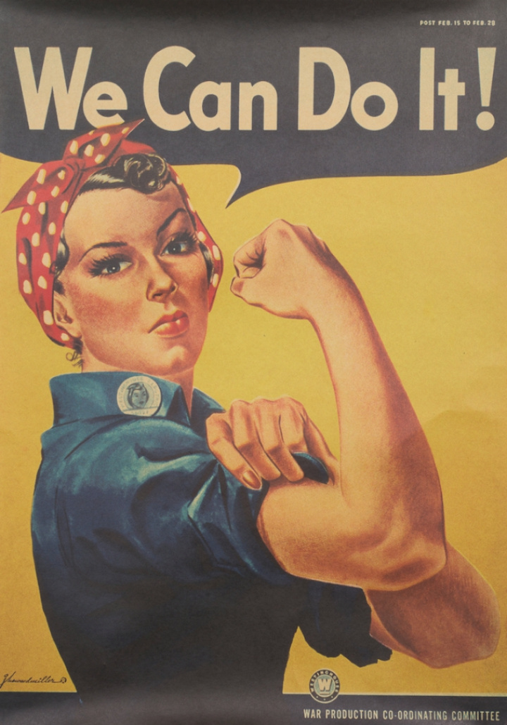 Poster - We can do it Vintage