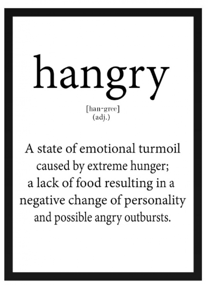 Poster - Hangry