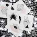 Poster - \'Geometrisk x3\'