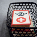 Förvaringslåda Bok Vintage - Blå