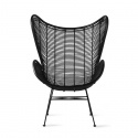 Loungestol \'Egg\' - Rotting/Svart