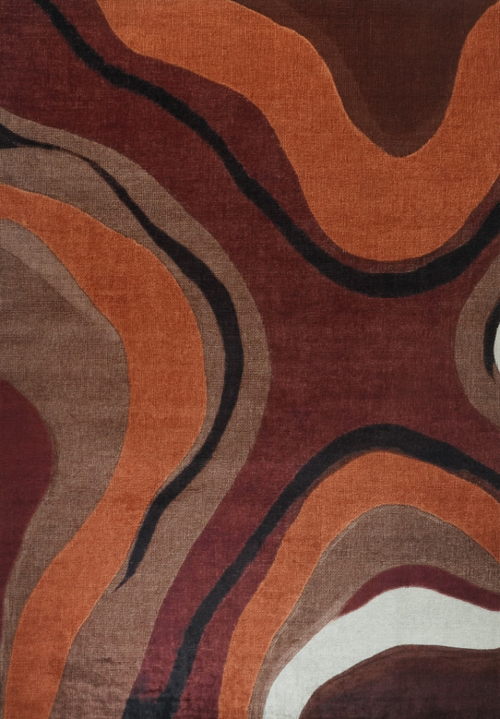 Matta \'Marionae\' - Röd/Multi i gruppen Inredning / Mattor hos Reforma (RG01-42)