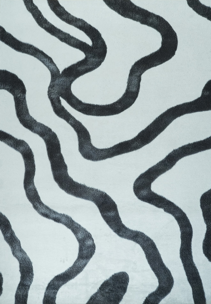 Matta \'Heloria\' - Svart/Vit i gruppen Inredning / Mattor hos Reforma (RG01-47)