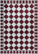 Matta \'Crestina\' - Röd/Vit