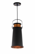 Taklampa \'Warrior\' L - Svart/Guld