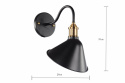 Vägglampa \'Classic\' - Svart/Guld