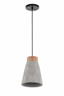 Taklampa \'Mark\' - Trä/Cement