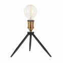 Bordslampa \'Triple\' - Svart/Mässing