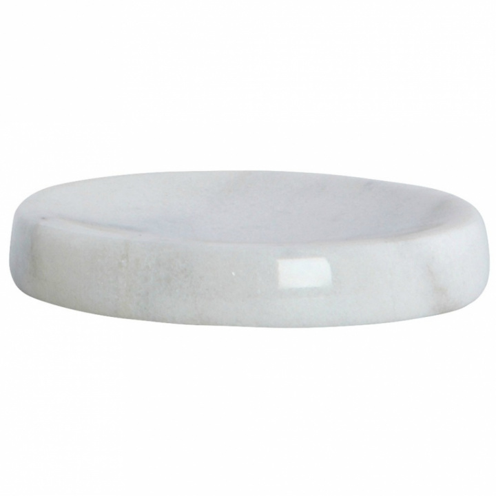 Tvålfat \'Marble\' - vit i gruppen hos Reforma (RL0122)