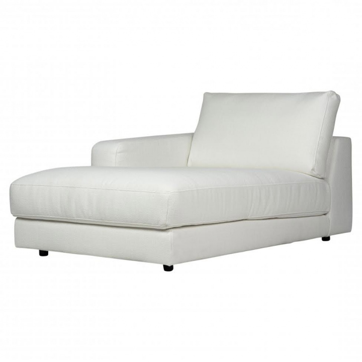 Schäslong \'Messina\' - Vit Vänster i gruppen Möbler / Soffor hos Reforma (Rio-chaise-left-Grace01)