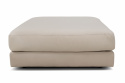 Puff Stor \'Messina\'- Grå 112x112x46