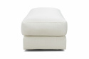 Puff Liten \'Messina\'- Vit 55x112x46