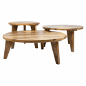 Soffbord Vintage Runt 80cm - Natur