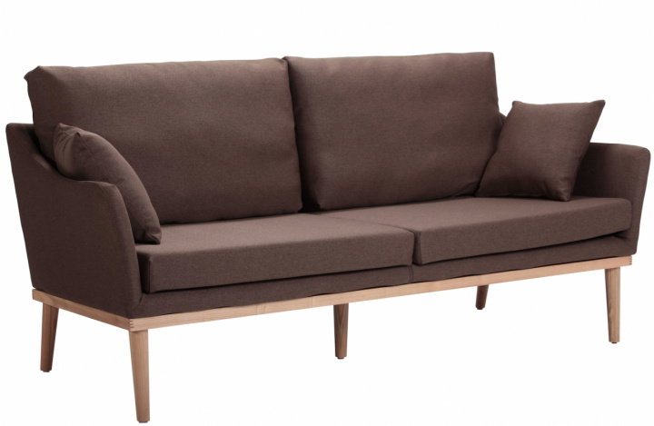 Soffa Nordic 3-sits - Brun i gruppen hos Reforma (S1008A-3-brown)