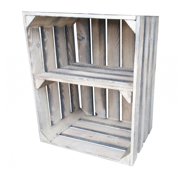 Trälåda \'Råg\' - Vit/Trä i gruppen Kampanj / Inredning / Dekoration hos Reforma (S17-wooden-C)