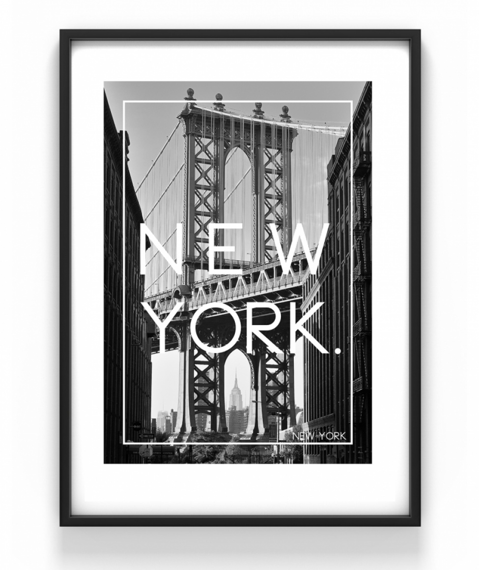 Poster - New York Foto 30 x 40 cm