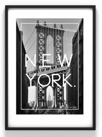 Poster - New York Foto 30 x 50 cm
