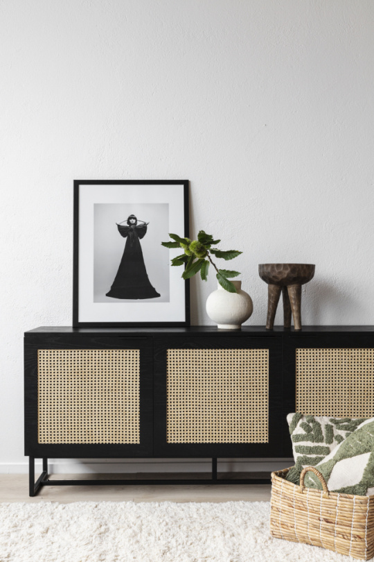 Sideboard \'Sailor\' - Rotting/Svart