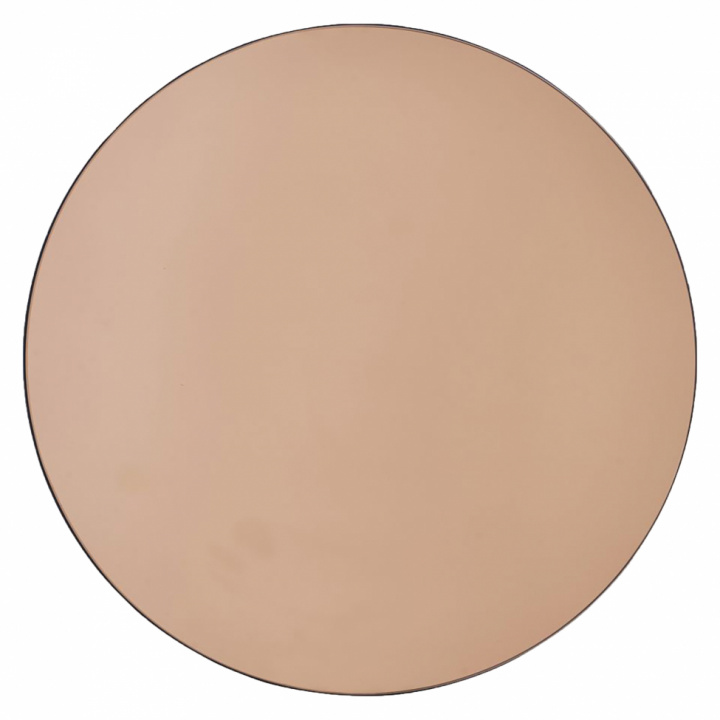 Spegel 'Walls' Runt 50cm - Roséguld