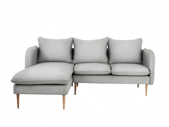 Divansoffa \'Posh\'- Platinagr/Tr 3-sits