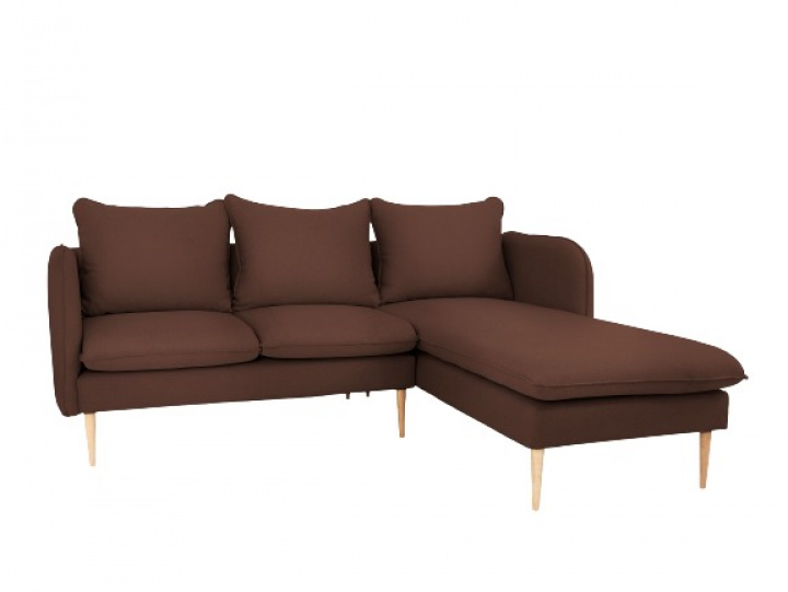 Divansoffa \'Posh\'- Brun/Tr 3-sits i gruppen RUM / Vardagsrum / Soffor hos Reforma (SF040POSH-P-ET27)