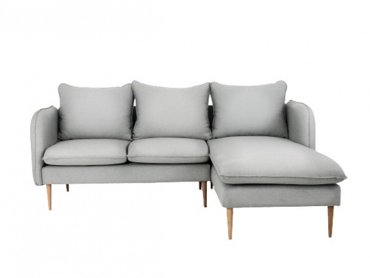 Divansoffa \'Posh\'- Platinagr/Tr 3-sits