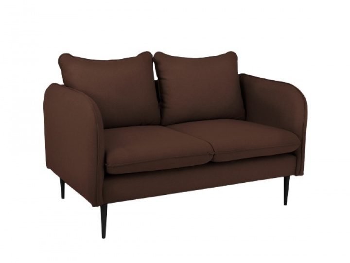 Soffa \'Posh\'- 2-sits Brun/Svart i gruppen RUM / Vardagsrum / Soffor hos Reforma (SF041POSH2-ET2702)