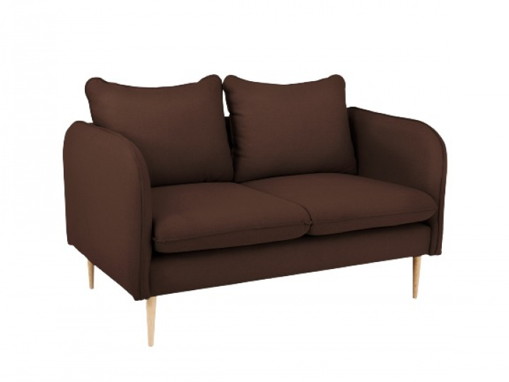 Soffa \'Posh\'- Brun/Tr 2-sits i gruppen RUM / Vardagsrum / Soffor hos Reforma (SF041POSH2-ET27)