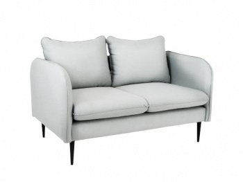 Soffa \'Posh\'- 2-sits Platinagr/Svart