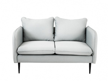 Soffa \'Posh\'- 2-sits Platinagr/Svart