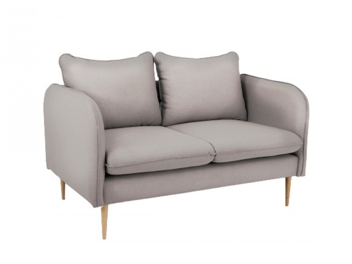 Soffa \'Posh\'- Stålgrå/Trå 2-sits i gruppen Möbler / Soffor hos Reforma (SF041POSH2-ET91)