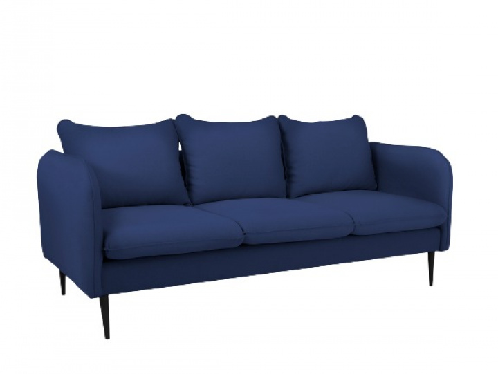 Soffa \'Posh\'- 3-sits Blå/Svart i gruppen Möbler / Soffor hos Reforma (SF041POSH3-ET8002)