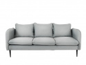 Soffa \'Posh\'- 3-sits Platinagrå/Svart