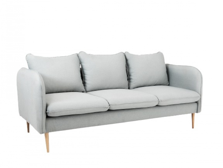 Soffa \'Posh\'- Platinagrå/Trå 3-sits i gruppen Möbler / Soffor hos Reforma (SF041POSH3-ET90)