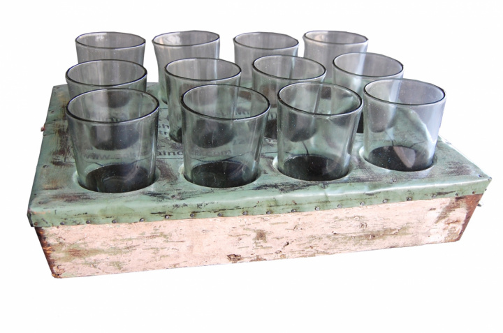 Vintage bricka - 12 glas i gruppen hos Reforma (SG160043)